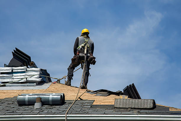 Professional Roofing technician working in Monroe, VA
